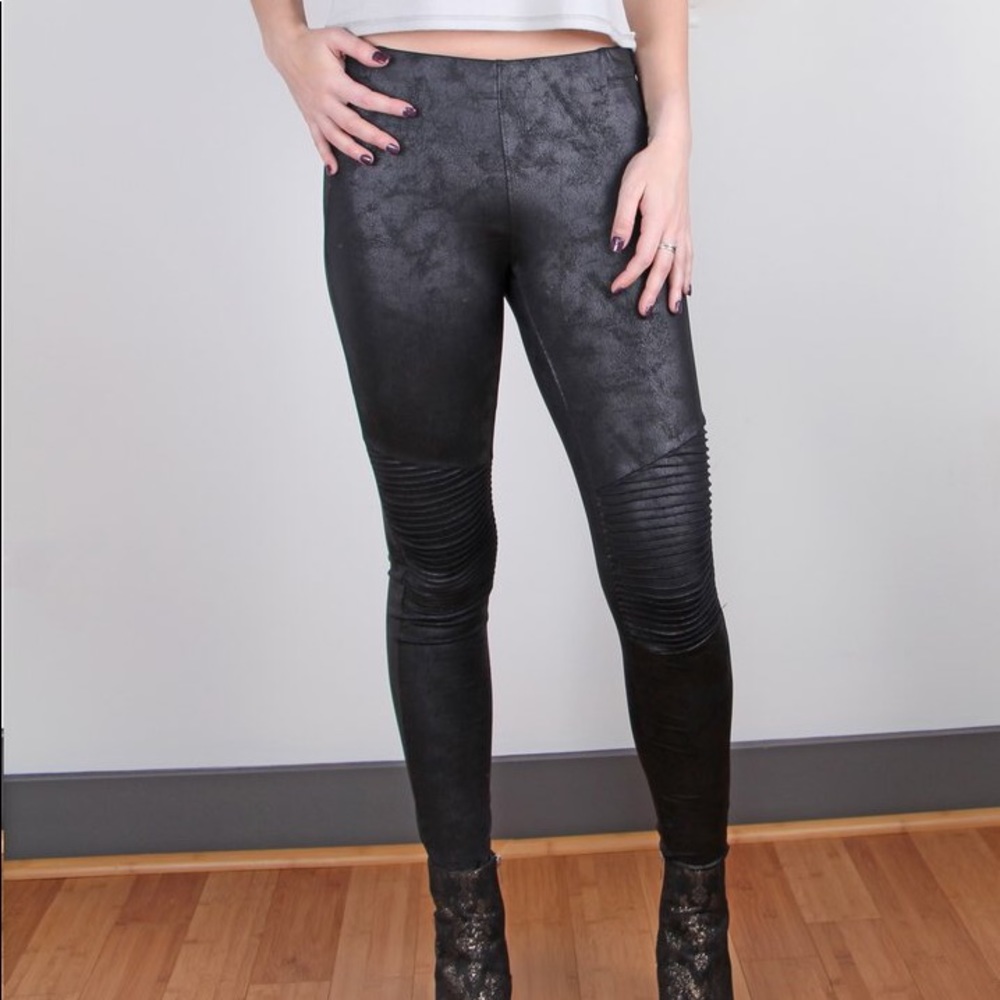 Black Moto Leggings